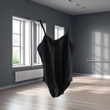 Ballet Whispers NWT Spaghetti Strap Front pinch Adjustable leotard adult L