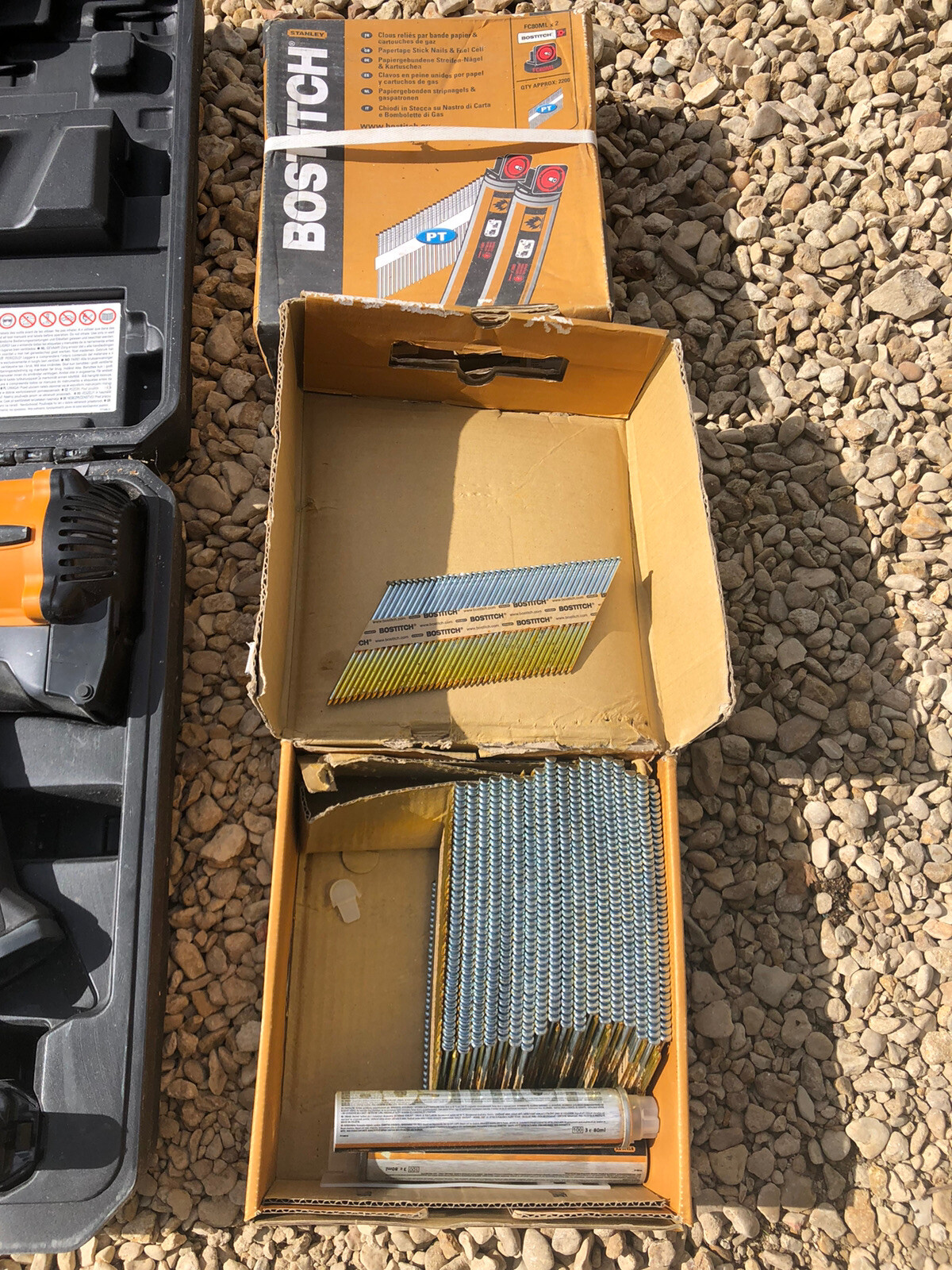 Bostitch GF33PTU Hitachi Gas Cordless First Fix Framing Nail Gun eBay