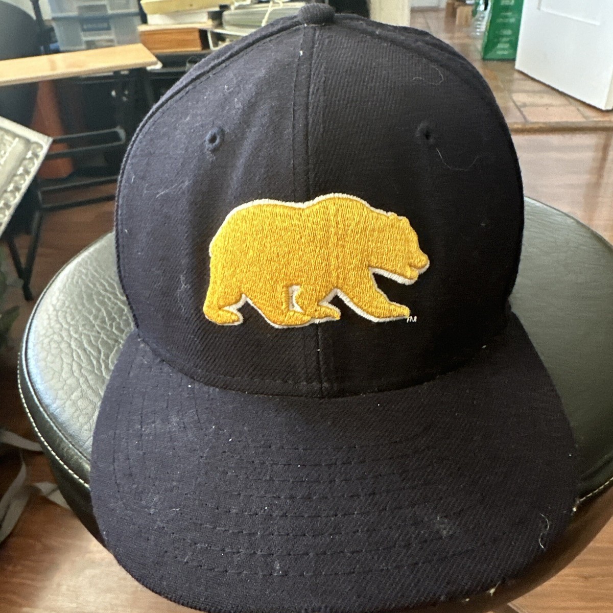 California Cal Golden Bears New Era 59Fifty Hat Cap, 7 Navy Blue