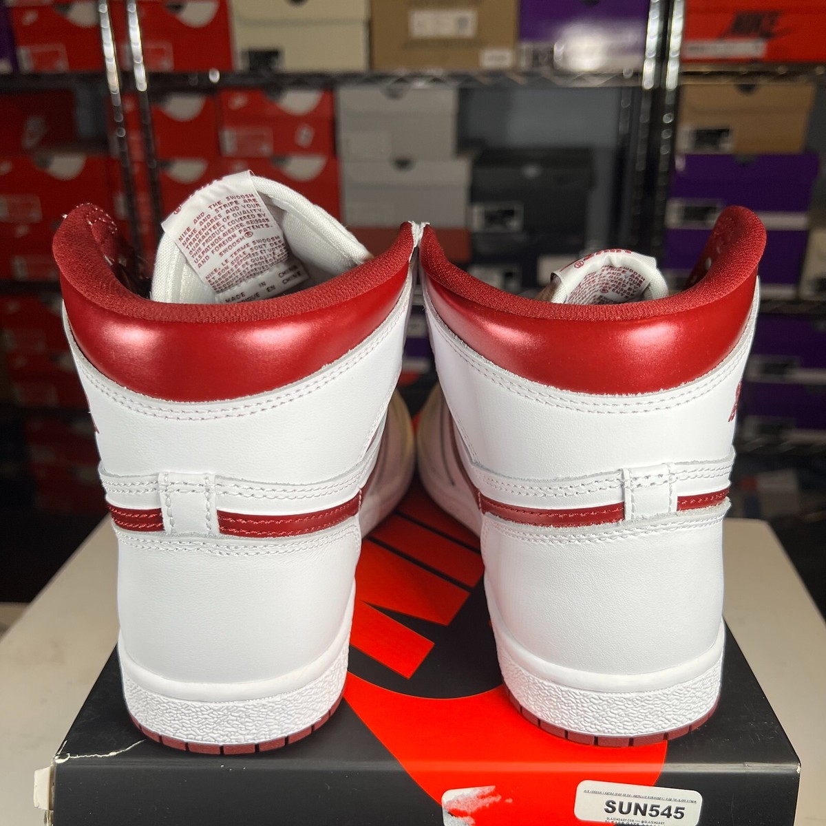 Size 7 Men's - Air Jordan 1 Retro '85 OG High Metallic Burgundy