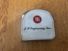 VINTAGE J F ENGINEERING INC ADVERTISING 6’ LUFKIN TAPE MEASURE USA MADE
