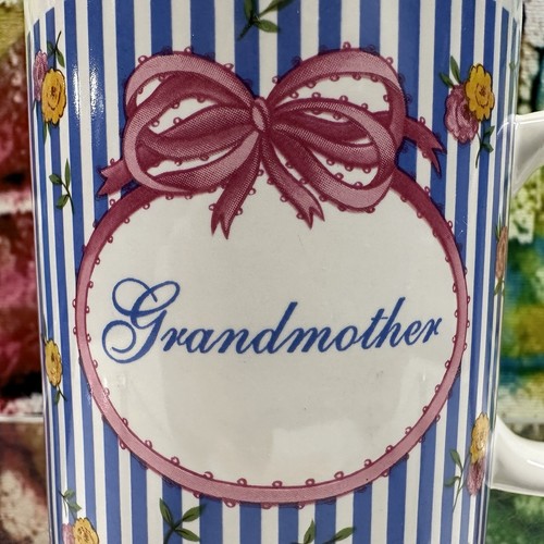 Grandmother Matrix Gerdau Stanley Papel Coffee Mug Bow Flowers Grandparent Nana - Picture 2 of 21