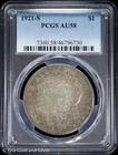 1921-S $1 Morgan Silver Dollar PCGS AU 58