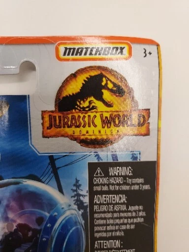 Matchbox jurrasic World Dominion Blue GIROESFERA Park ride kids toy Mattel - Image 4 of 4