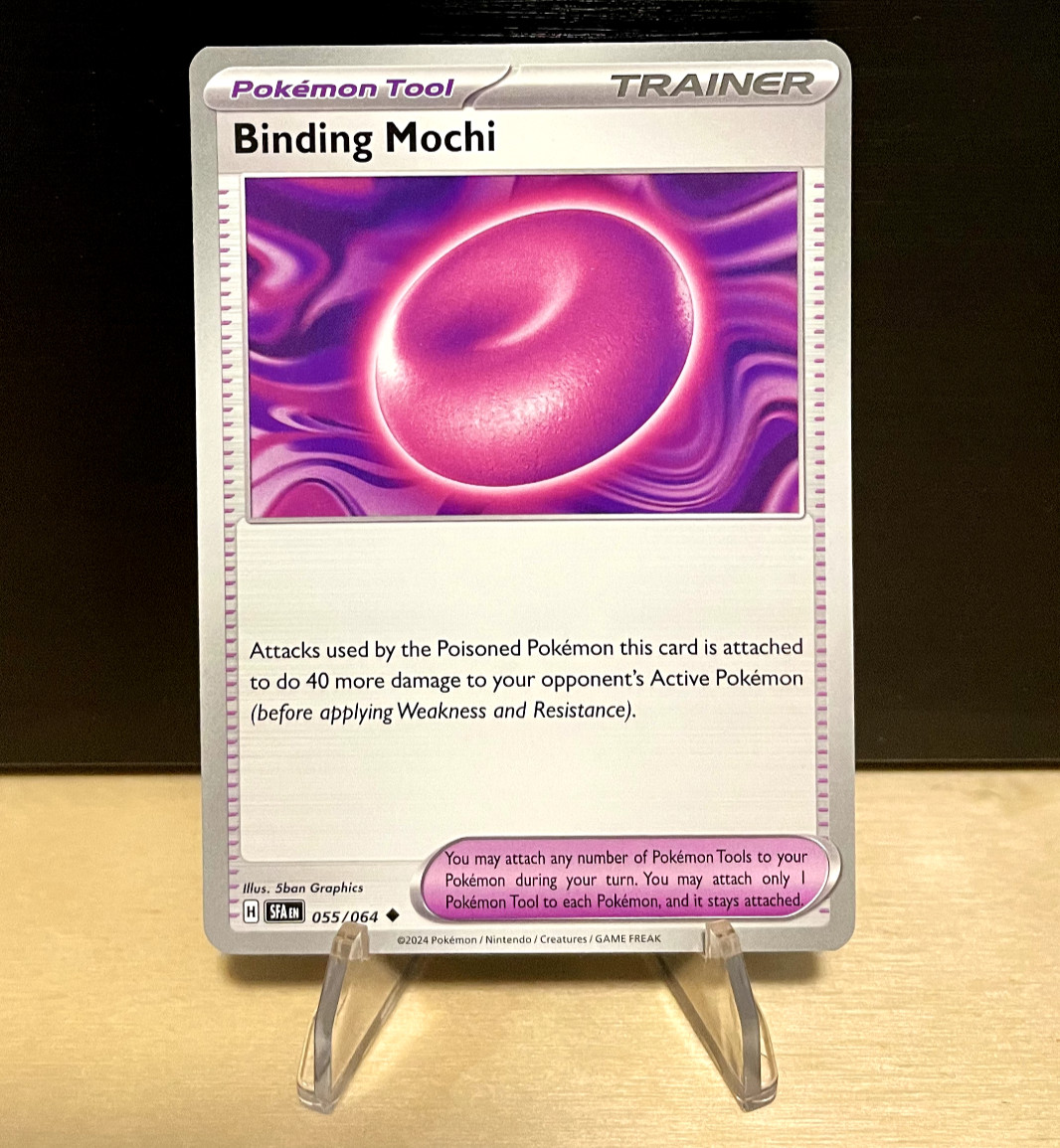 Pokemon TCG - Binding Mochi - Shrouded Fable 55/64 - Uncommon - NM / MINT