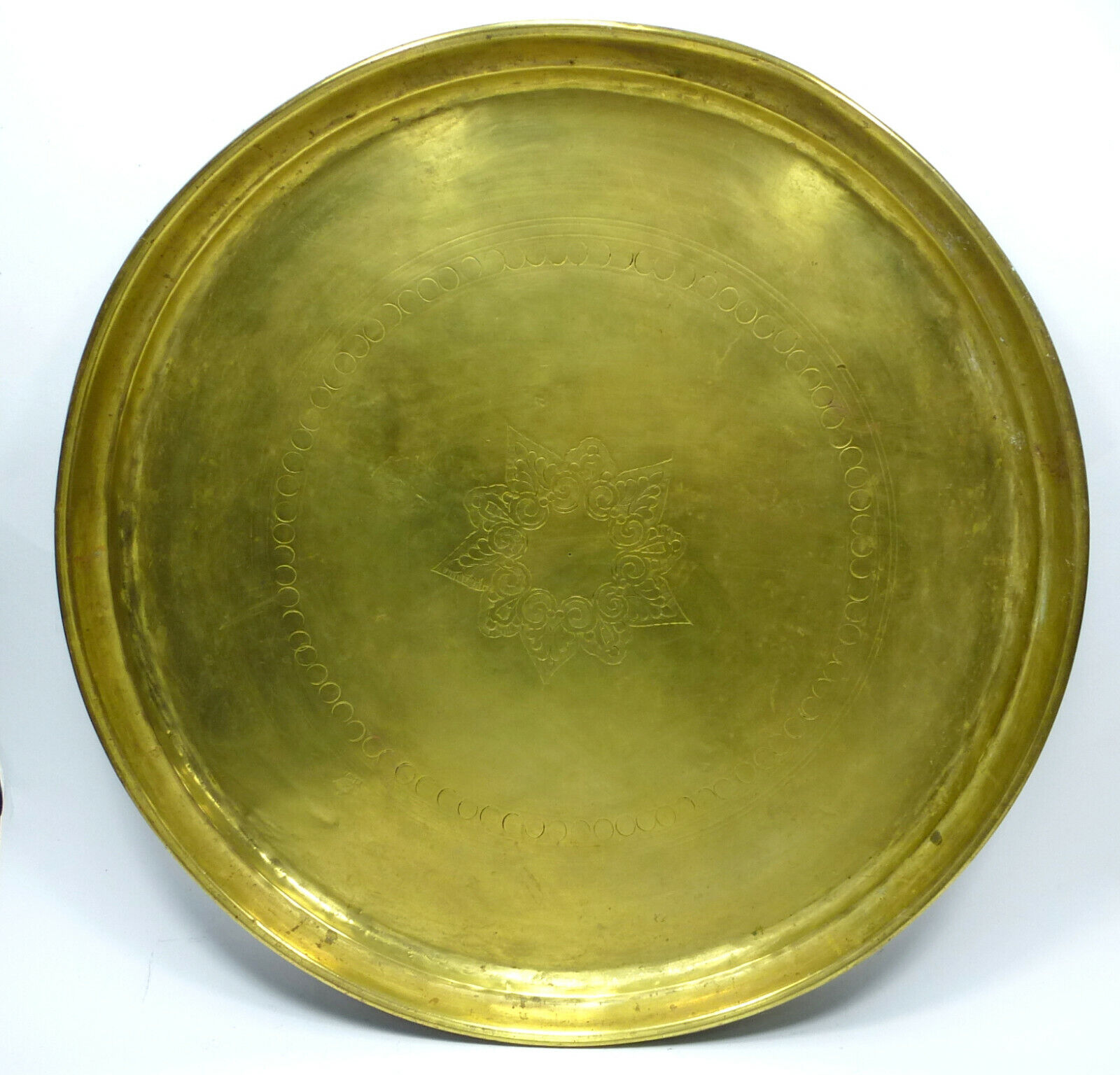 Details zu  XXL Tablett Bronze Türkei um 1900 signiert Begrenzt auf 24 Stunden