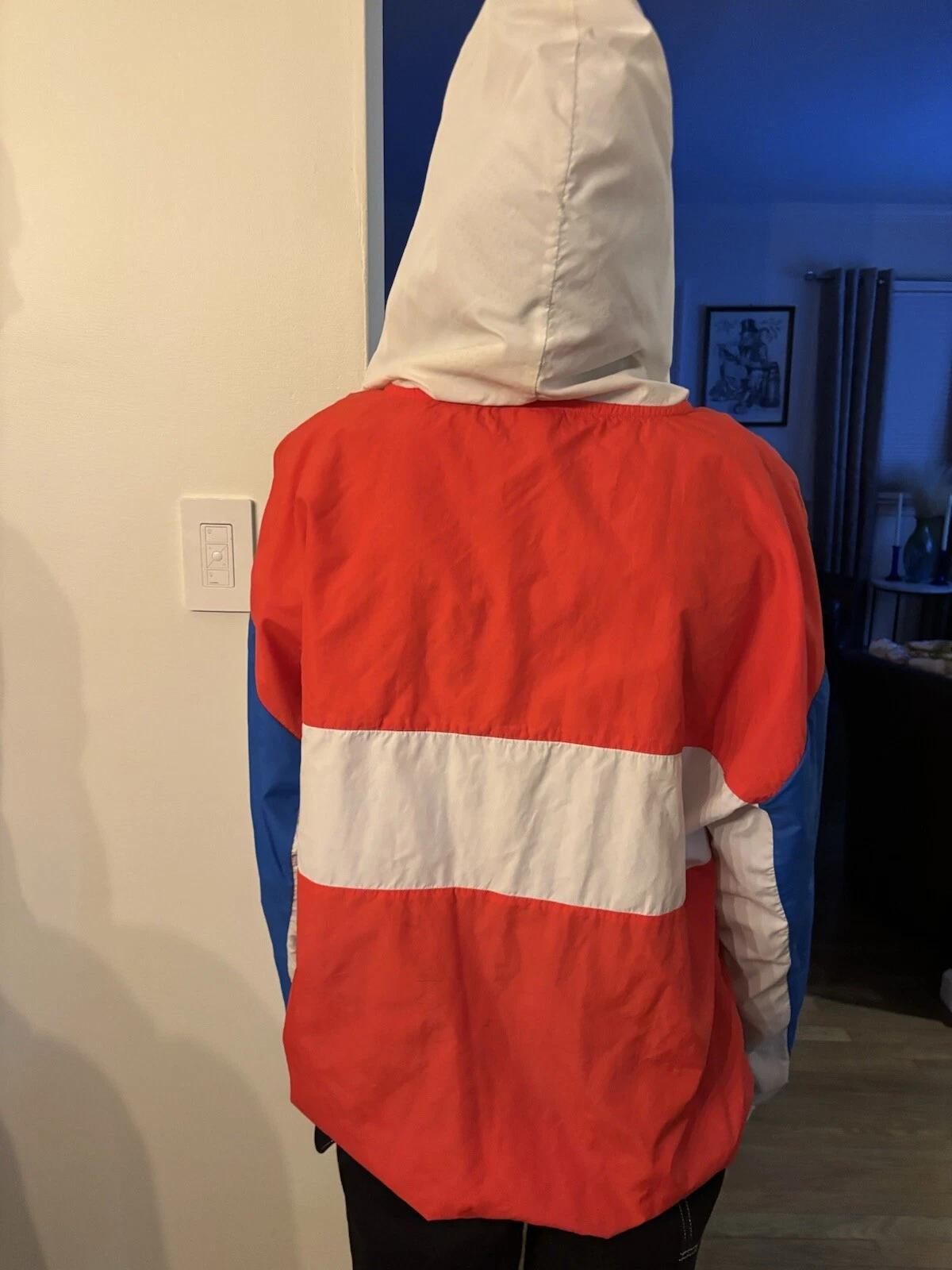 UNDERCOVER Giacca rosa Victorias Secret Track cappuccio felpa antivento taglia M L T46