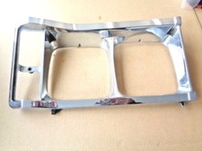 Fiat 124 125 Frontscheinwerfer Blende Abdeckung Chrom original rechts 4187356