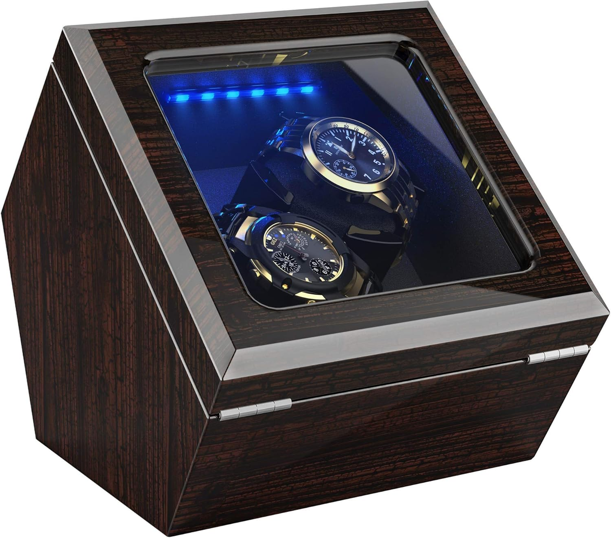 High End Double Watch Winder for Rolex with Super Quiet Motor
