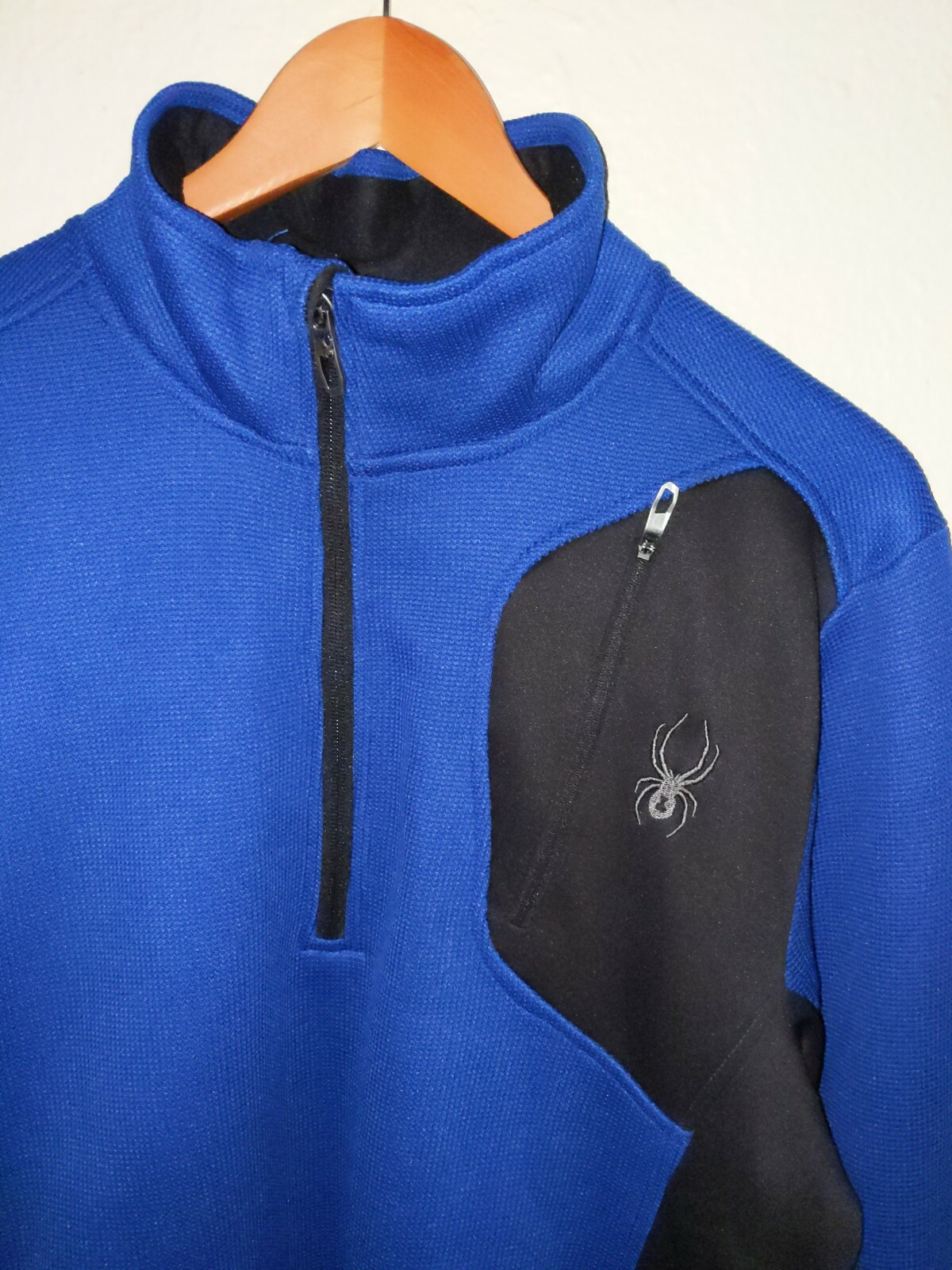 SPYDER 1/4 Zip Jacket Heavy Fleece Core Sweater Pullo… Gem