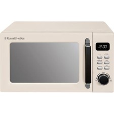 Russell Hobbs MDA RHM2026C 800 Watt 20 Litres Free Standing Microwave Cream