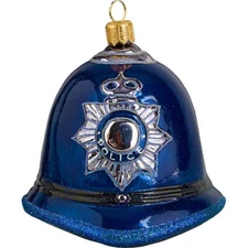 Frontgate Joy to the World British Bobby Hat Christmas Ornament