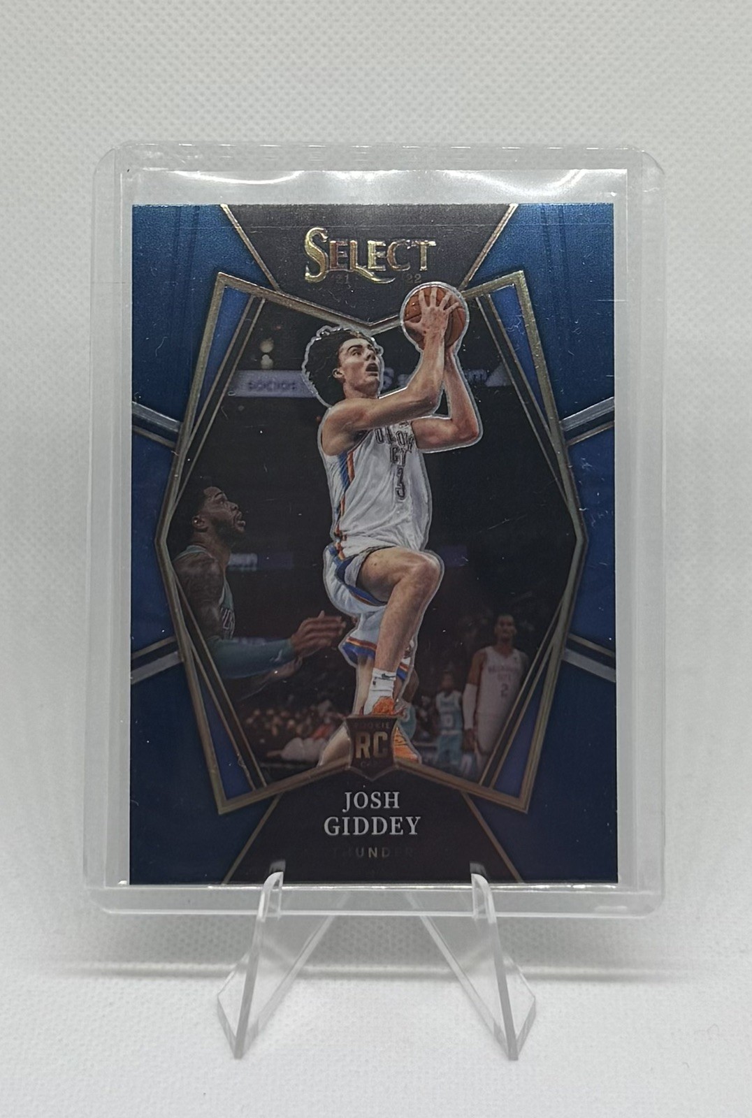 2021-22 Panini Select Josh Giddey Premier Level Rookie Card #143 Blue Retail RC