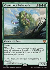 Craterhoof Behemoth - Foil TDM NM MTG