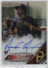 2016 Topps Chrome Rookie Auto Refractor 36/499 Alen Hanson #RA-AH Auto n1u