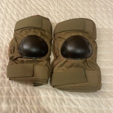 USGI Knee Pads Pair Large Brown Tactical Protective MINT