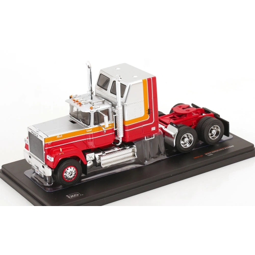 Mack Superliner Magnum 1985 Silver/Red 1:43 Ixo Model Camion -D- Neues Modell-image