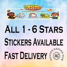 BON APPETIT _ Album  1-2-3-4-5-6 ⭐All  Stickers  Mono_poly_Go Fast Delivery
