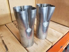 1 Pair 4-1 Formed Header Collectors 1-58 Primaries 3 Outlet 8 Long 304ss
