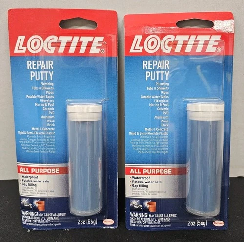 Lot of 2 - Loctite Epoxy Multi Purpose Repair Putty , 2 oz Stick, 1 Pack