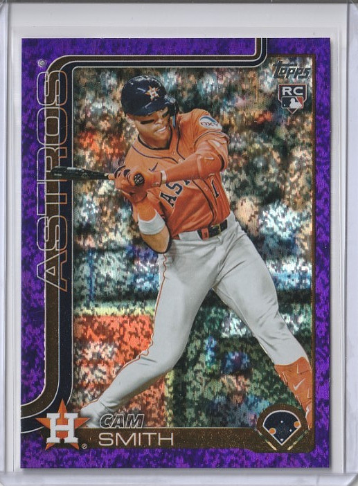 CAM SMITH RC 048/250 PURPLE HOLO FOIL SP 2025 TOPPS UPDATE #US298 ROOKIE