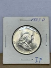 1957-D 50C Franklin Half Dollar Excellent condition