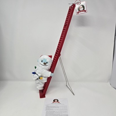 Mr. Christmas Bumble Yeti Tabletop Climber Table Decor Musical 17 In Decoration