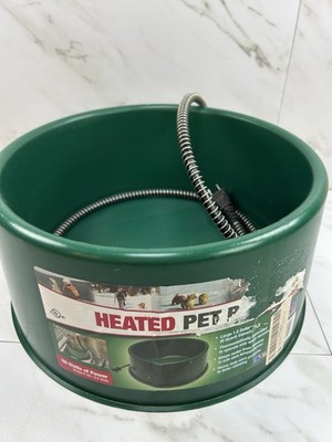 Farm Innovators P-60 1.5 Gal Electric Heated Pet Water Bowl, 60 Watt