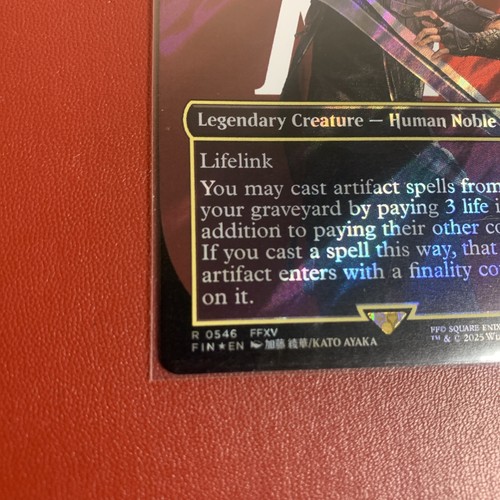 Noctis, Prince of Lucis Borderless Surge FOIL MTG FIN Nm/M *ON HAND* - Bild 2 von 4