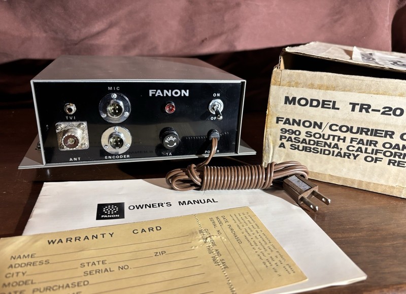 Vintage Fanon TR-20 Transmitter - Made In Japan - With Papers