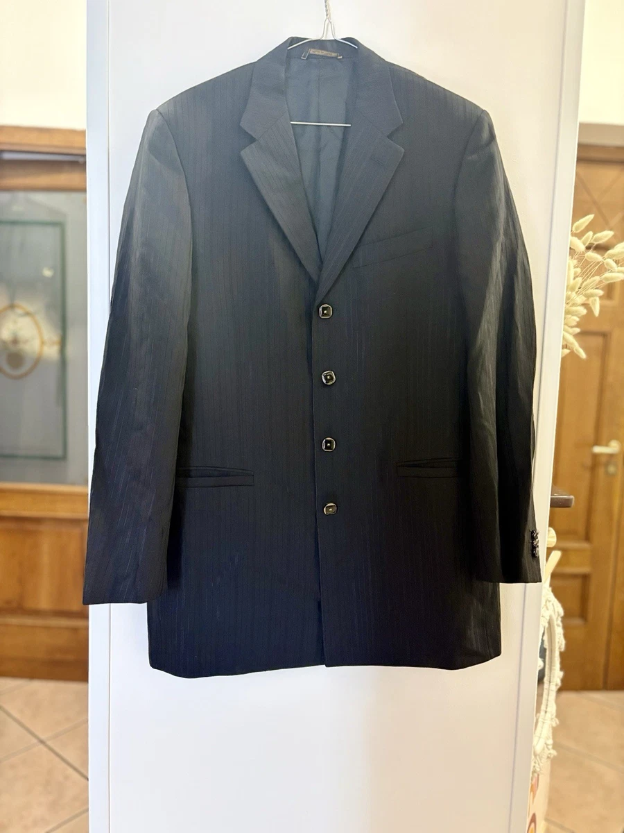 Haggar Uomo Giacca Da Abito Grigia – Taglia 54 Lungo, Maniche Lunghe, Eleganza Classica - 4