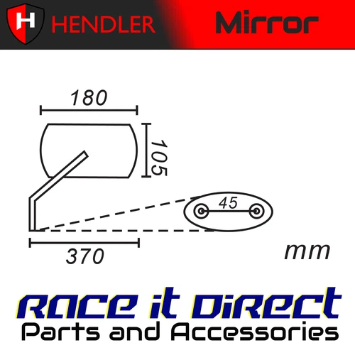 MIRROR ASSY, REAR VIEW RH