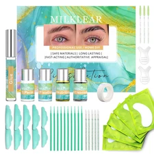 2-In-1 Lash Lift & Brow Lamination Kit, DIY Eyelash & Eyebrow Perm for Home Use,
