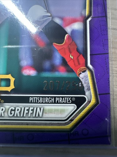 2026 Bowman Konnor Griffin Purple Parallel /250 Pittsburgh Pirates #207/250 - Bild 2 von 3