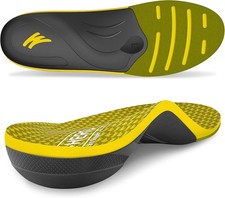 WalkHero Heavy Duty Arch Support Inserts,220 lbs Plantar Fasciitis Insoles for