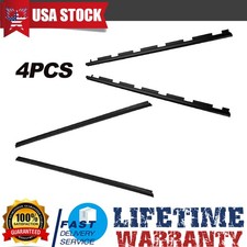 Door Window Molding Trim Seal Belt For 1988-00 Chevrolet Gmc C2500 C3500 4pcs Door Window Molding Trim Seal Belt For 1988-00 Chevrolet Gmc C2500 C3500 4pcs