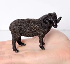 Suffolk Sheep Animal Figure Toy PVC Wildlife Small Figurine Birthday Gifts
