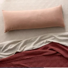 Casaluna Bamboo Rayon Oversized Light Brown Blissful Body Pillow Cover 20" x 52"