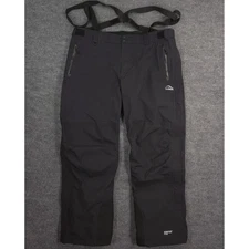 LL Bean Gore Tex Pro Shell Pants Mens XXLT Black Suspenders Outdoor Performance