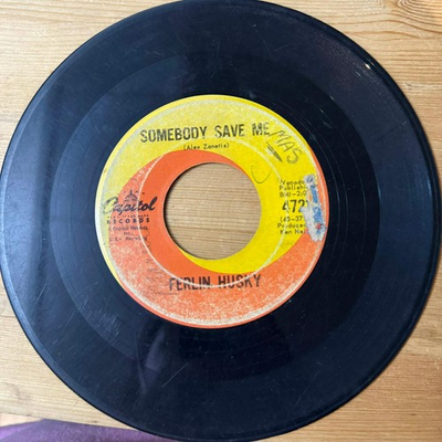 #ad Ferlin Husky Just Another Lonely Night Somebody Save Me 45rpm VG R57 $6.62