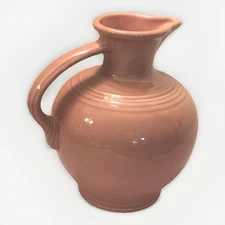 Homer Laughlin Fiesta Rose Carafe Fiestaware Pink Pitcher USA with Sticker VTG