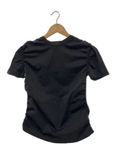 COMME des GARCONS HOMME PLUS Short Sleeve Blouse/M/Nylon/Black/PT-T003