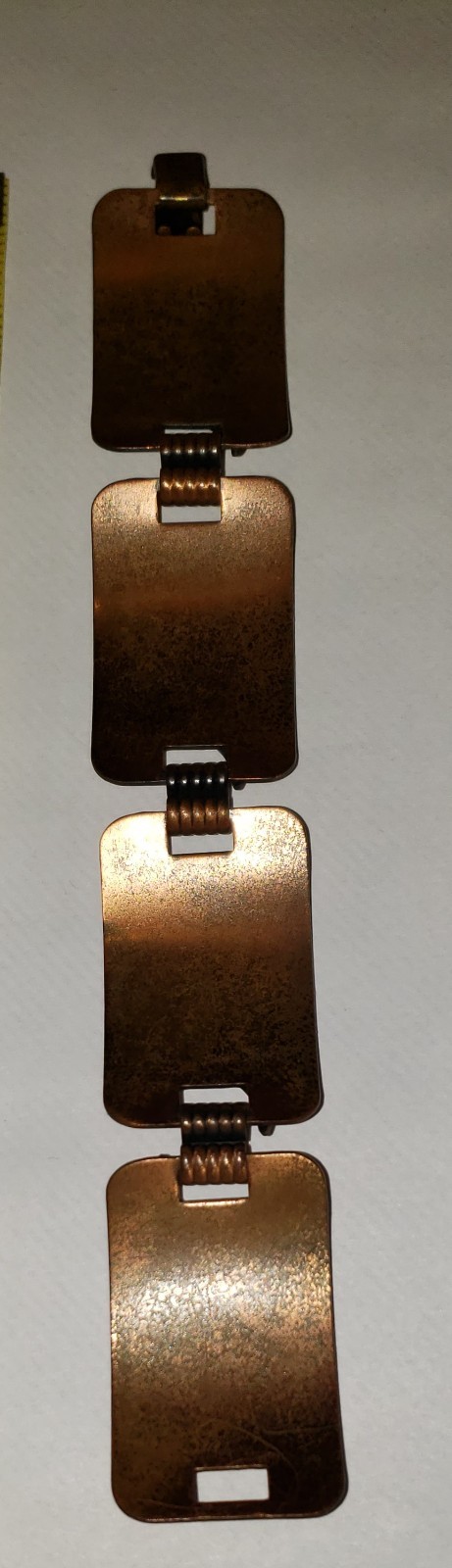 Vintage Solid Copper Link Bracelet NICE! - image 2