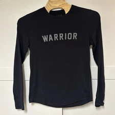 Spiritual Gangster Warrior Long Sleeve Crew Neck Base Layer Top Black Mens sz M