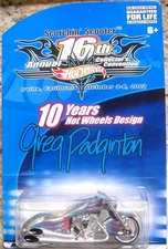 HOT WHEELS 16th ANNUAL COLLECTORS CONVENTION CHROME SCORCHIN' SCOOTER L.E.