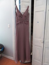 Montage by Mon Cheri Rhinestone/Beaded Plum Womens Gown New Size 10