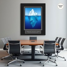 Motivational Poster, Imagination, Motivational Wall Art, Motivational Quotes