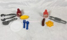 Rare Little Tikes Backyard Barbecue Grillin' Picnic playsets toy pieces