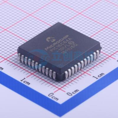 2 pcs PIC16C64A-10I/L   PLCC 8-Bit     #T8