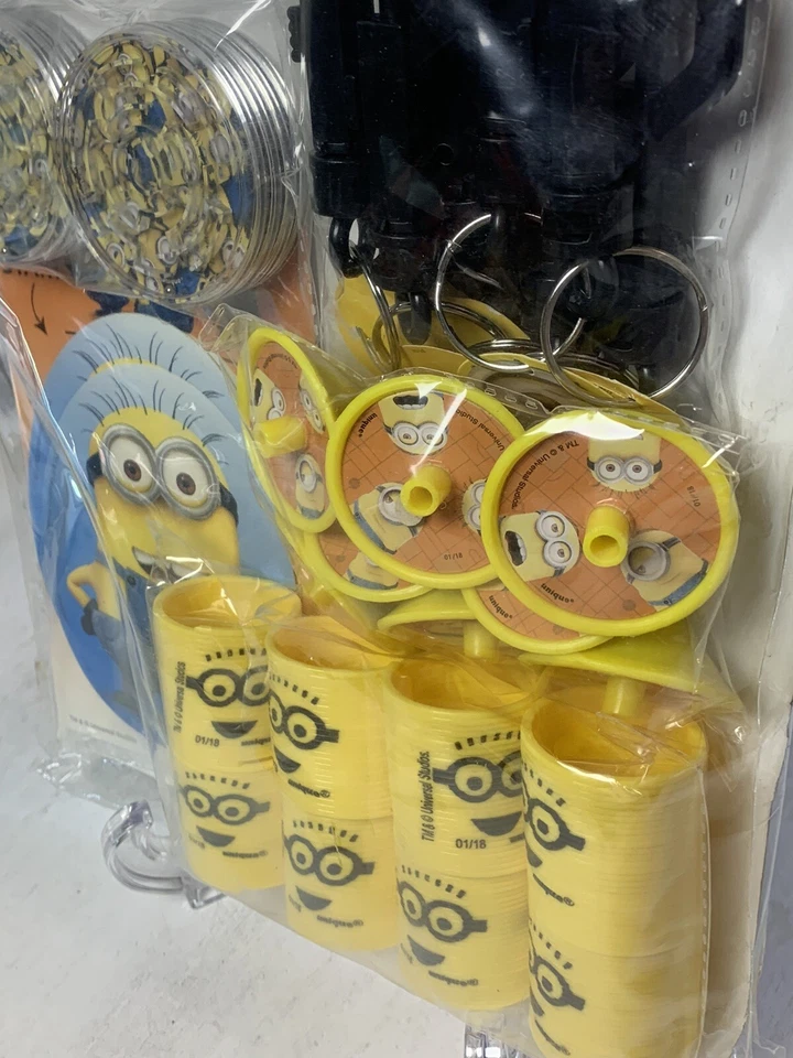 DESPICABLE ME MINIONS Party Favors! Loot Bags, Goggles, Stickers, Tattoos NEW - Image 4 of 4